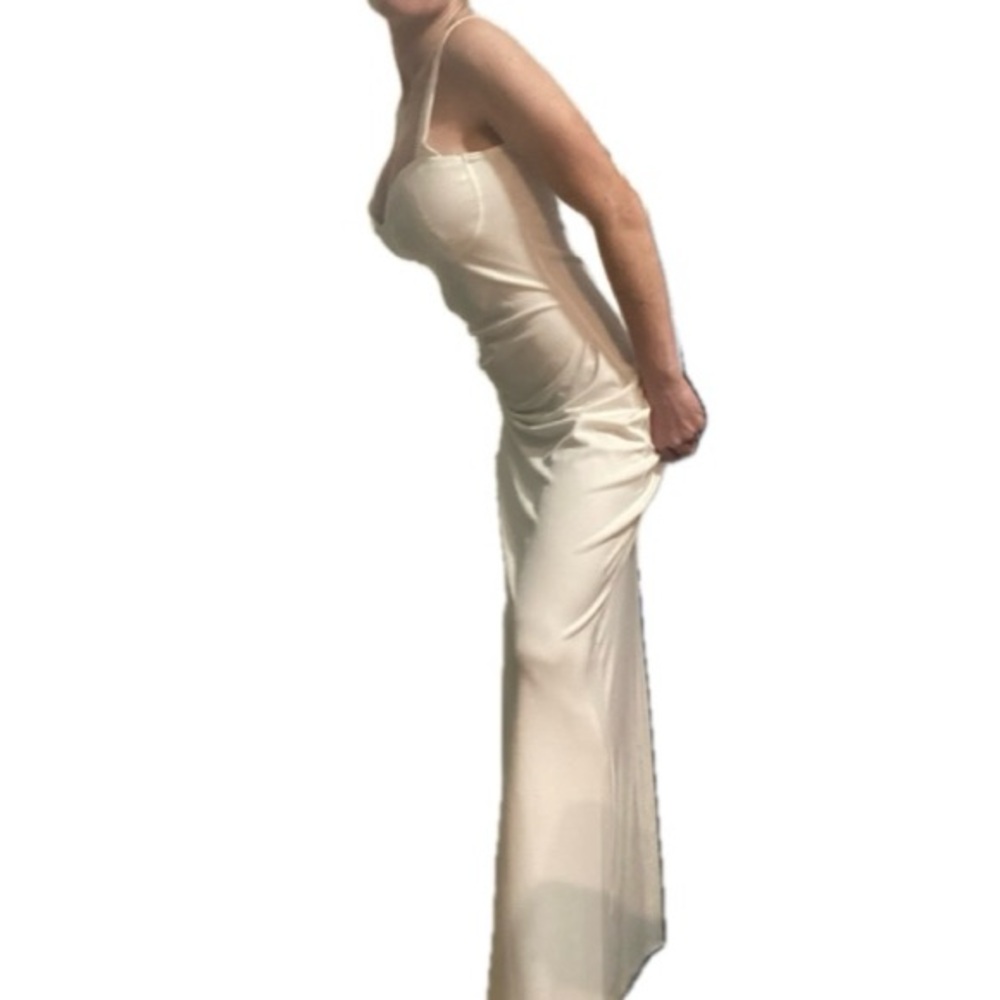 Bust Cutout Midi Dress